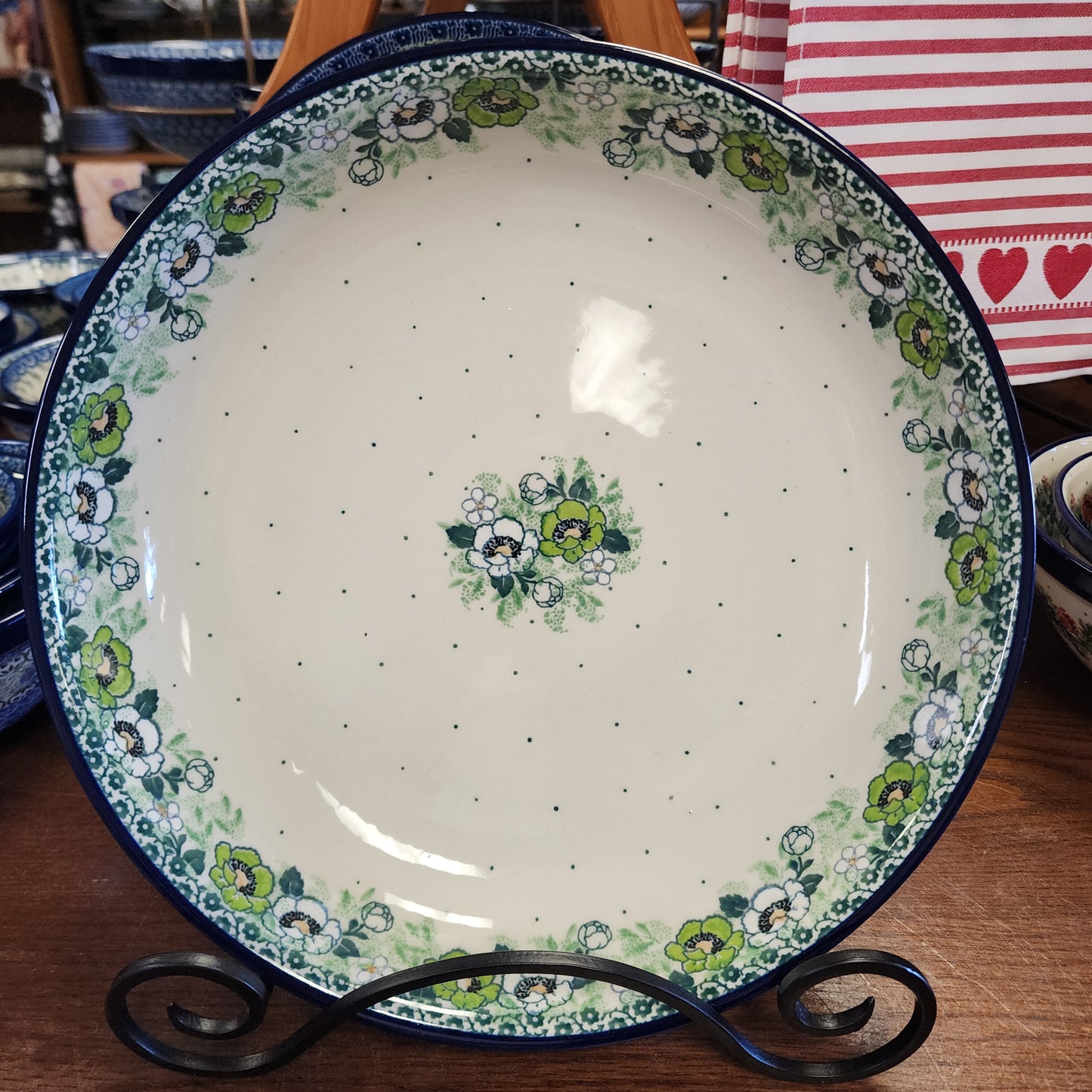 Bowl   Serving   12.75"W x 2.5"D  2320x Green Poppy