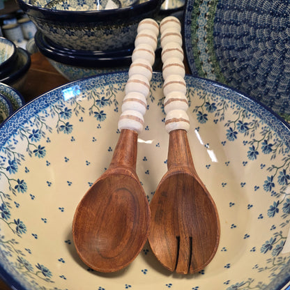 Wooden Salad Server Set