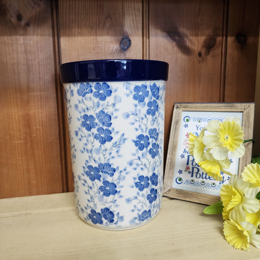 Wine/ Utensil Holder ~ 7.75" H 169-3428X Timeless Blue PF0526