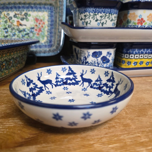 Bowl   5"  B89-1931X  Snowy Pines