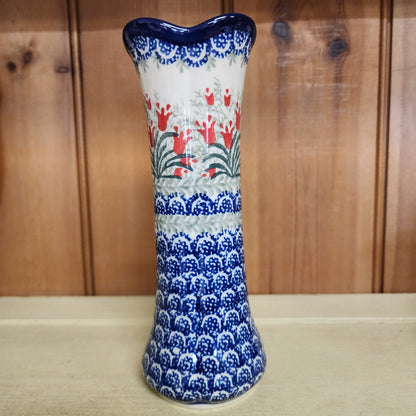 Vase 8" / Crimson Bells  981-1417