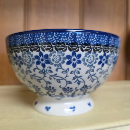 Bowl w/Pedestal   5.25"W  206-2158X  Silver Lace pf0526