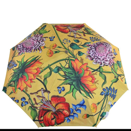 Anuschka ~ Umbrella ~ yellow / tropical flowers