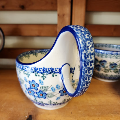 Bowl w/ Loop Handle ~ 16 oz 2272X ~ Parisian Posies