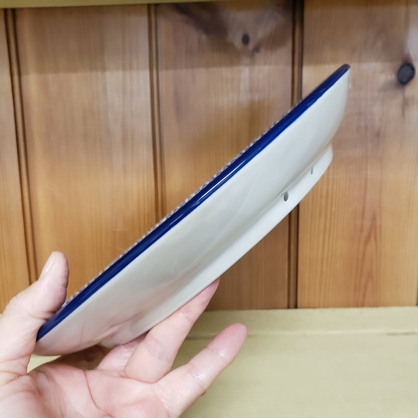 Plate ~ Dinner (10 1/2 inch) 223-U408C Blue ~ U4 J. Chyla