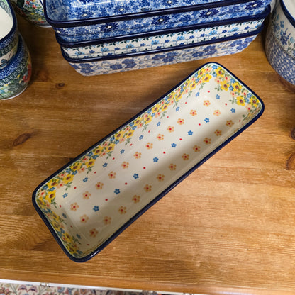 Baker Long Loaf 12" x 4.5" x 3.5"deep  784-2225X  Buttercup pf0526