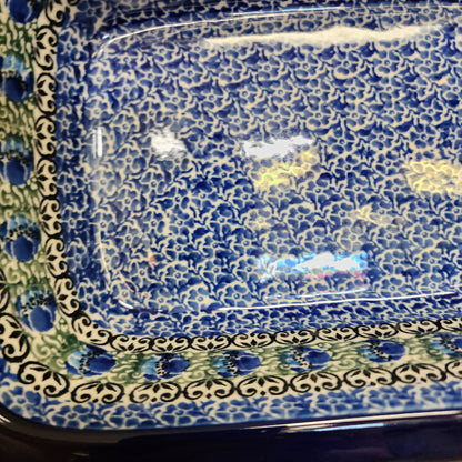 Baker   w/Grip Edge   7" x 9.75"   1513X ~ Peacock Feather