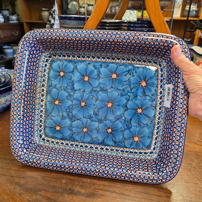 Baker   Rectangular w/Rim   Lasagna    11.25" x 13.75" U408C ~ U4