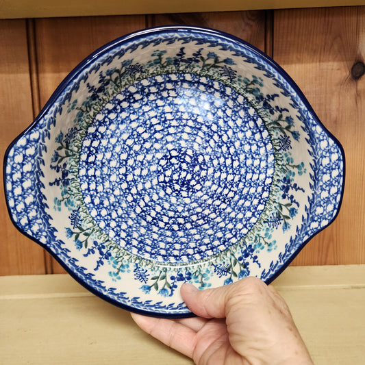 Baker ~ Round w/ Handles ~ 8"  2898X ~ Little Gems