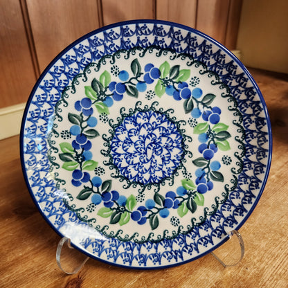 Plate   7.75"  086-1416X  Blue Berries pf0526
