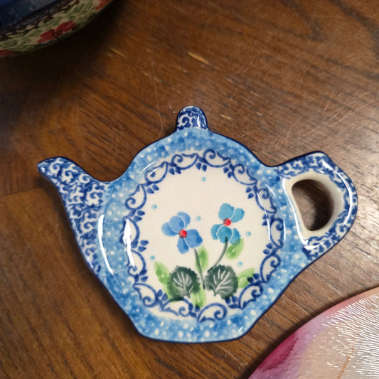 Tea Bag Holder   766-2668X  Dutch Iris