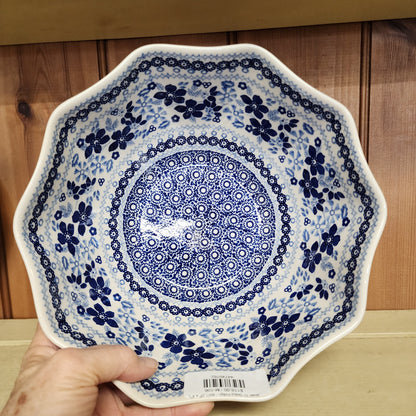Bowl 10 Sided Indigo / sb01 (9" x 4")