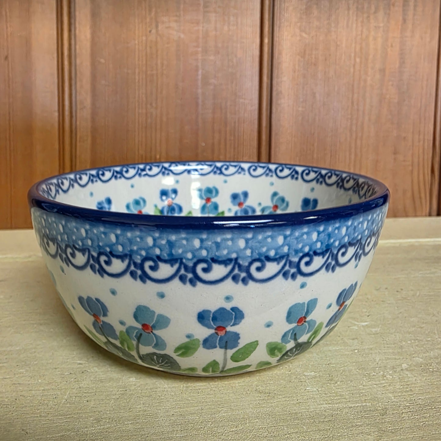 Bowl   Ice Cream   4.5"   2668X ~ Dutch Iris