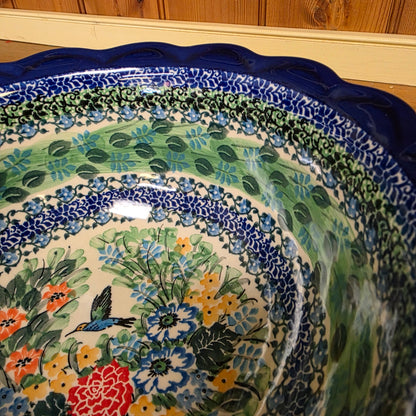 Bowl   Scalloped Edge 9"wx4" 628-U3271  U4 pf0526
