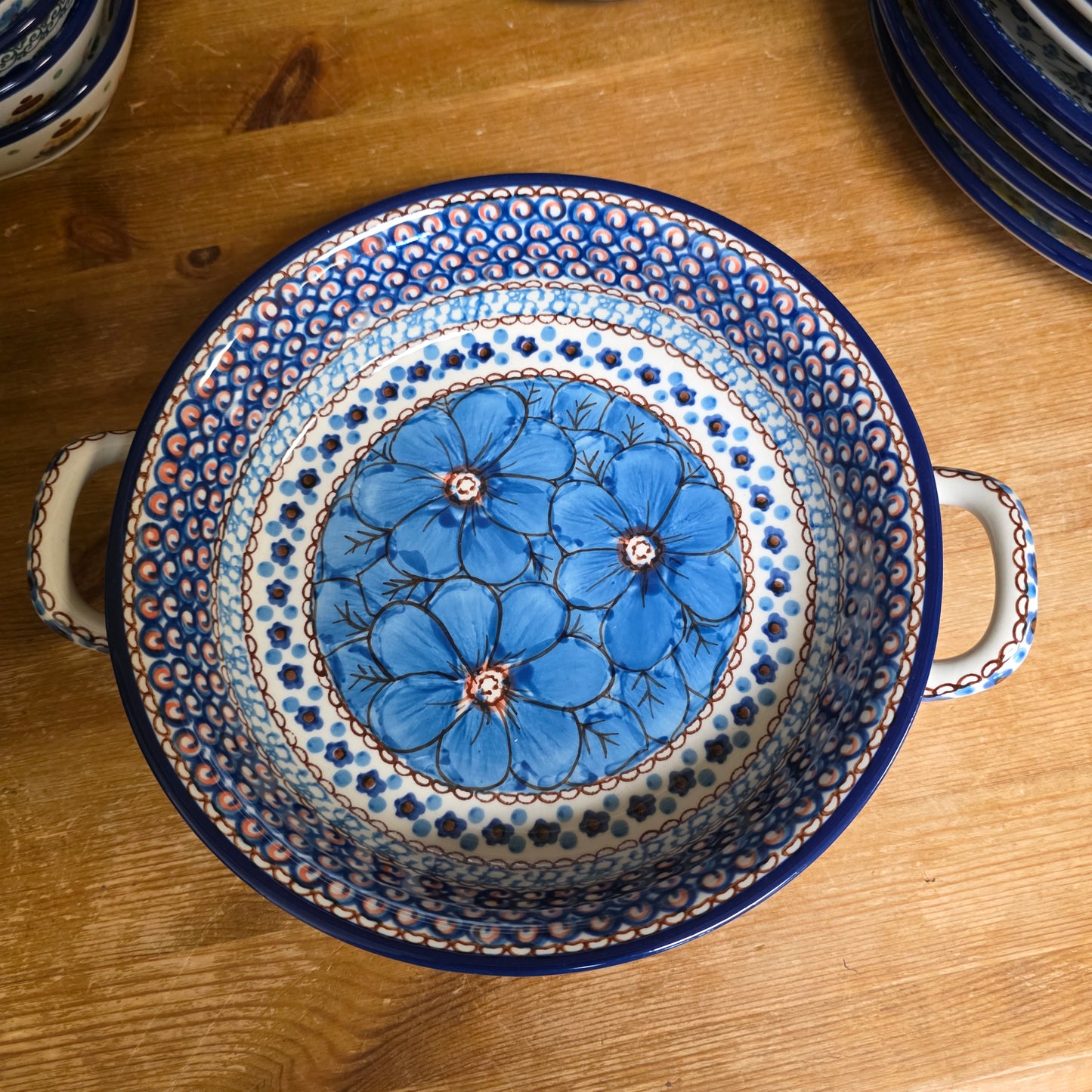 Baker   Round w/ Handles   8"   U408C ~ U4