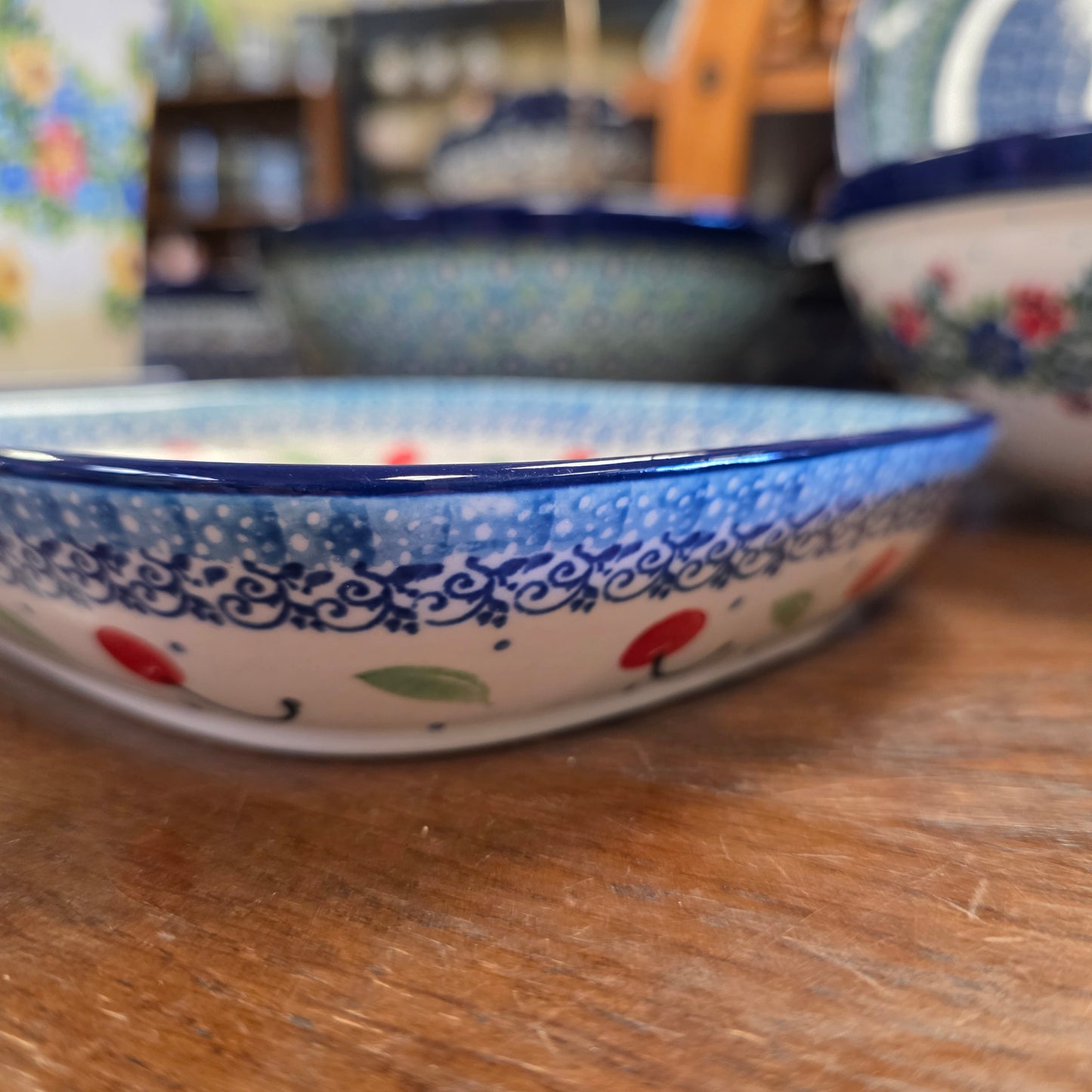 Rectangular Dish / Baker ~ 7.5" x 8.75" 2715X ~ Cherry Pie