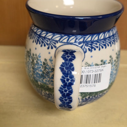 Mug   Bubble   16 oz. 073-3279X  Virginia Bluebells pf0526