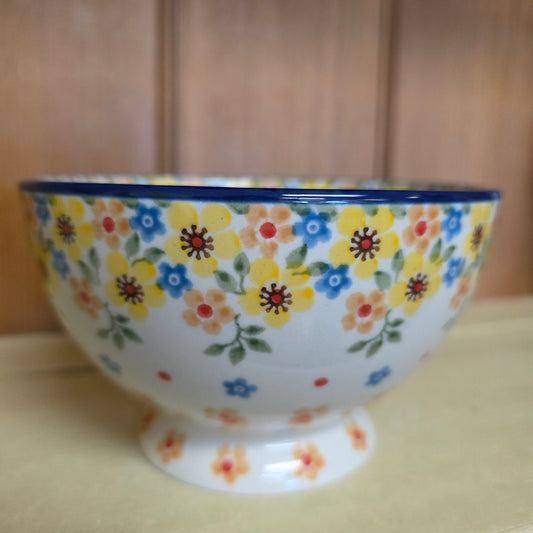 Bowl w/Pedestal   5.25"W  206-2225X  Buttercup pf0526