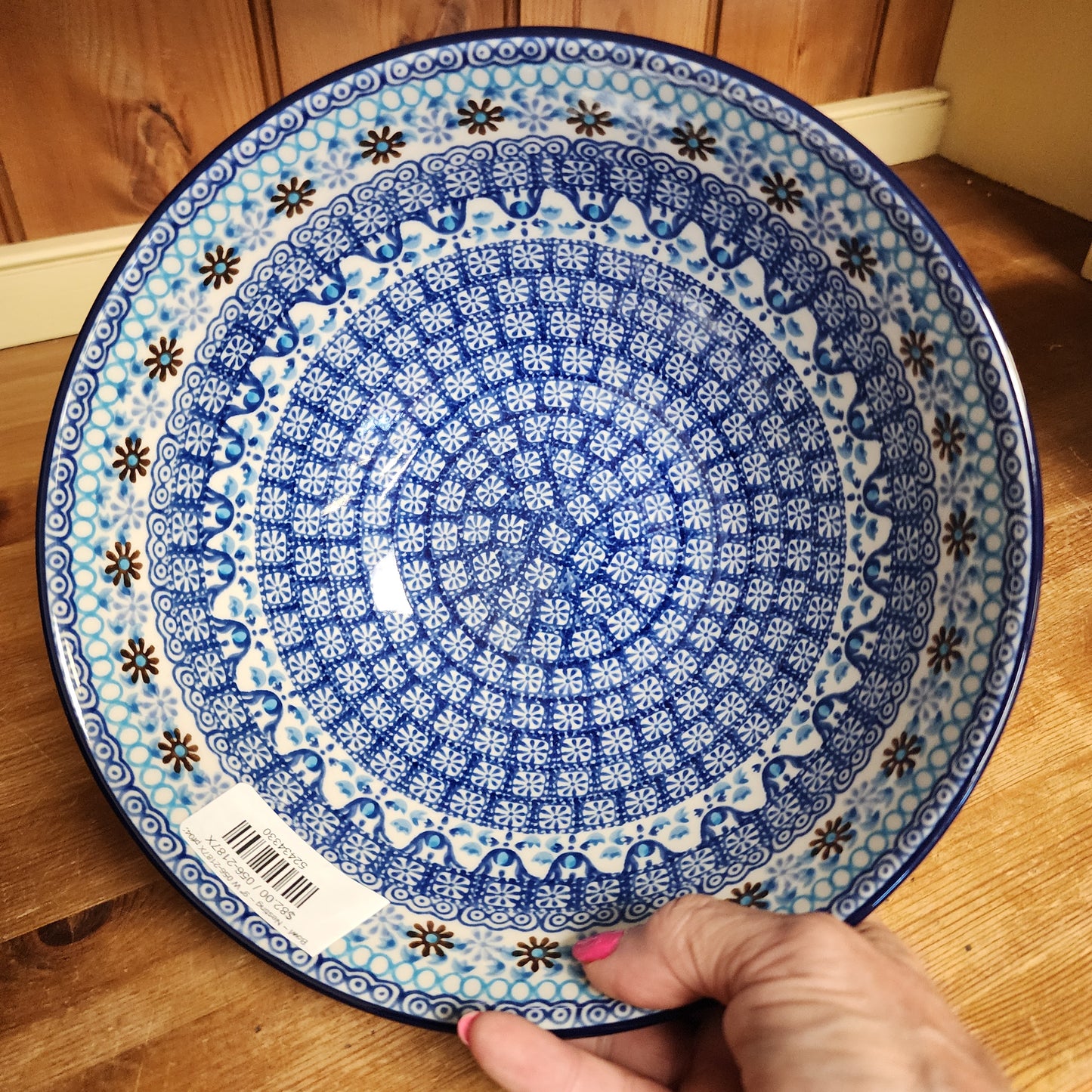 Bowl ~ Nesting ~ 9" W 056-2187X Blue Yonder  8 cups