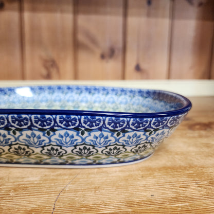 Baker ~ 9" x 10.25" medium serving dish 158-1859X Tranquil Tide