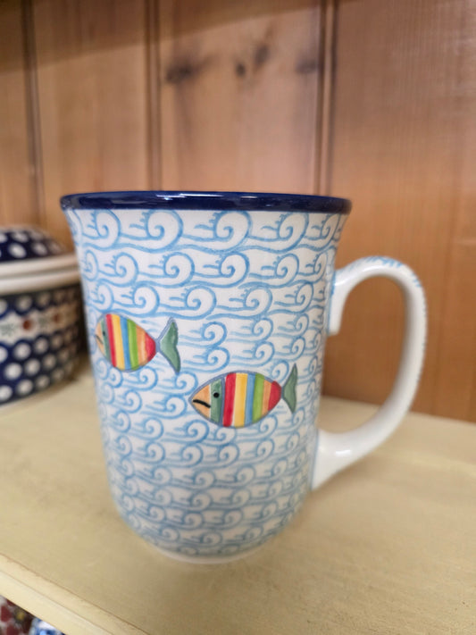 Mug   Bistro   16 oz. 812-2540X  Rainbow Fish pf0526
