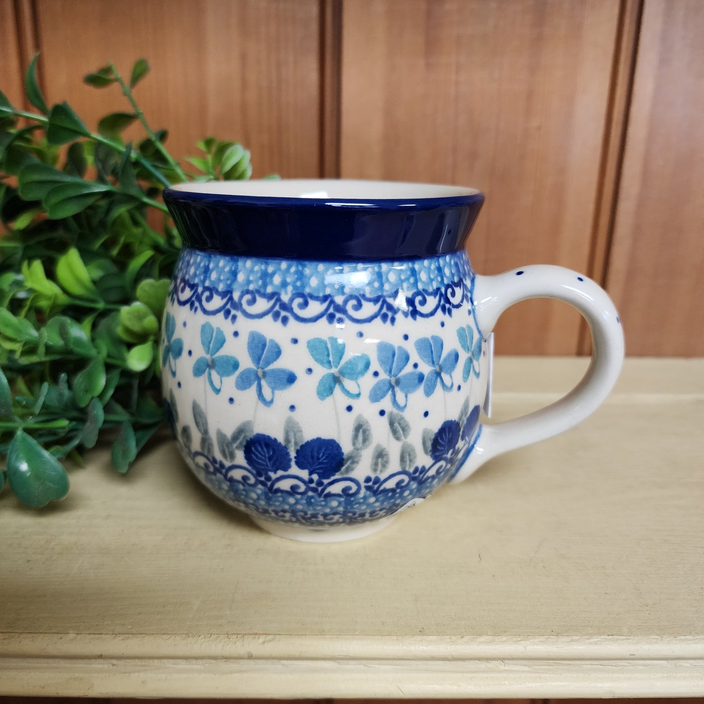 Mug   Bubble   11 oz. 070-2751X  Blue Orchids pf0526