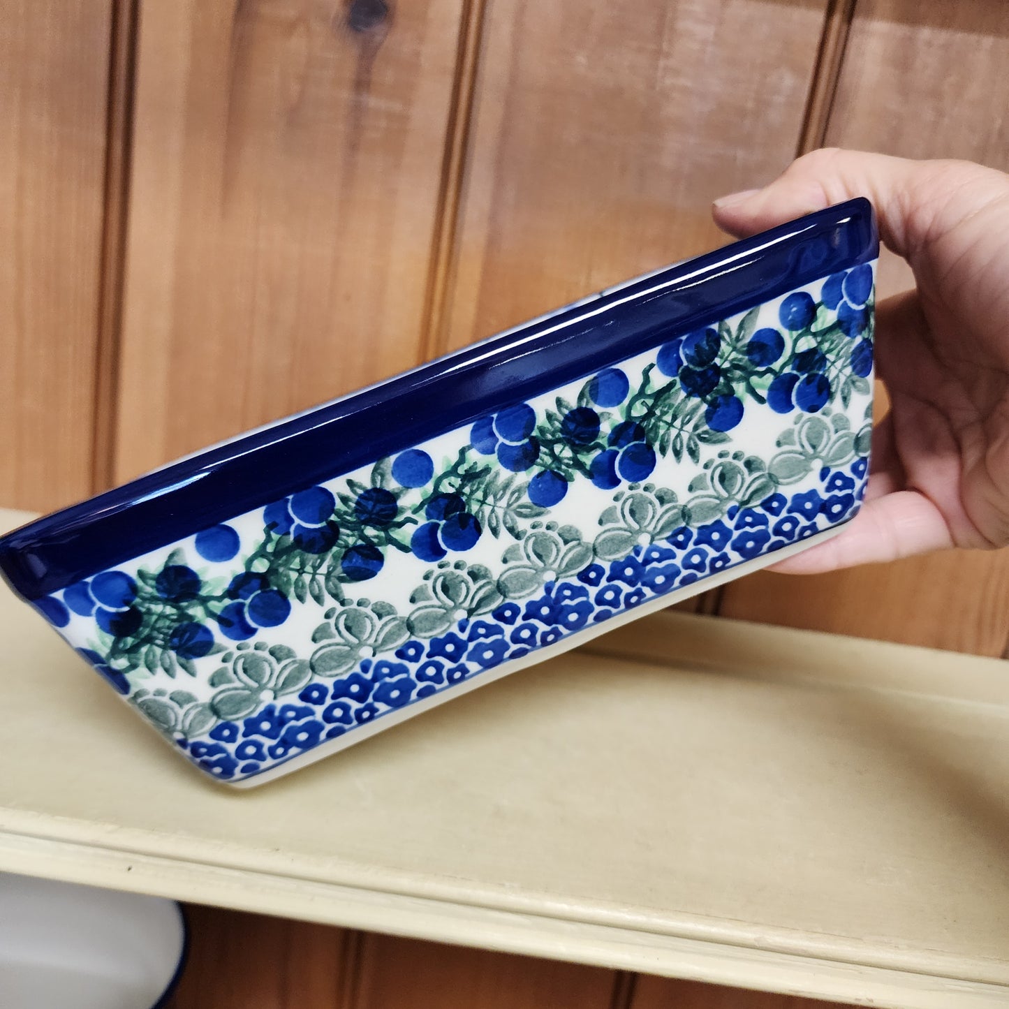 Baker ~ Loaf Pan ~ 7.75"w X 8"L 1413X ~ Huckleberry