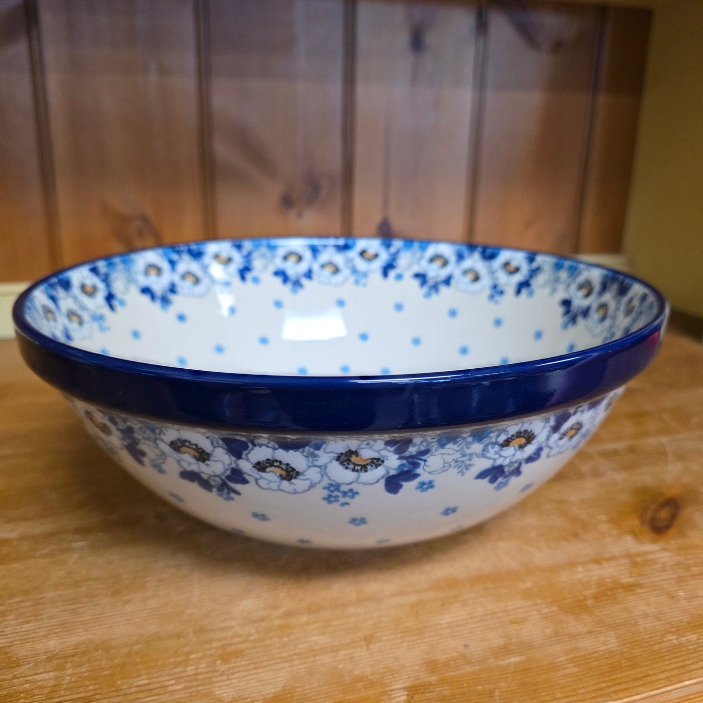 Bowl   Nesting   10.75" W   2222X ~ Snow Poppy