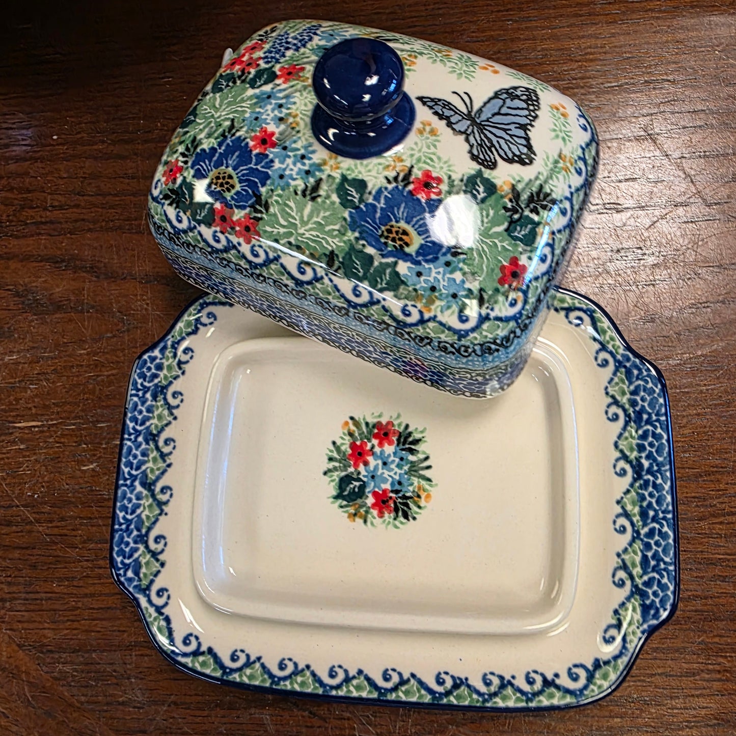 Butter/Cream Cheese Dish   295-U4600  U4 pf0526