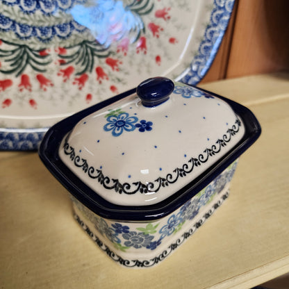 Covered Container ~ 3.25"H x 3.5"W x 4.5"L 385-2633X Flower Works