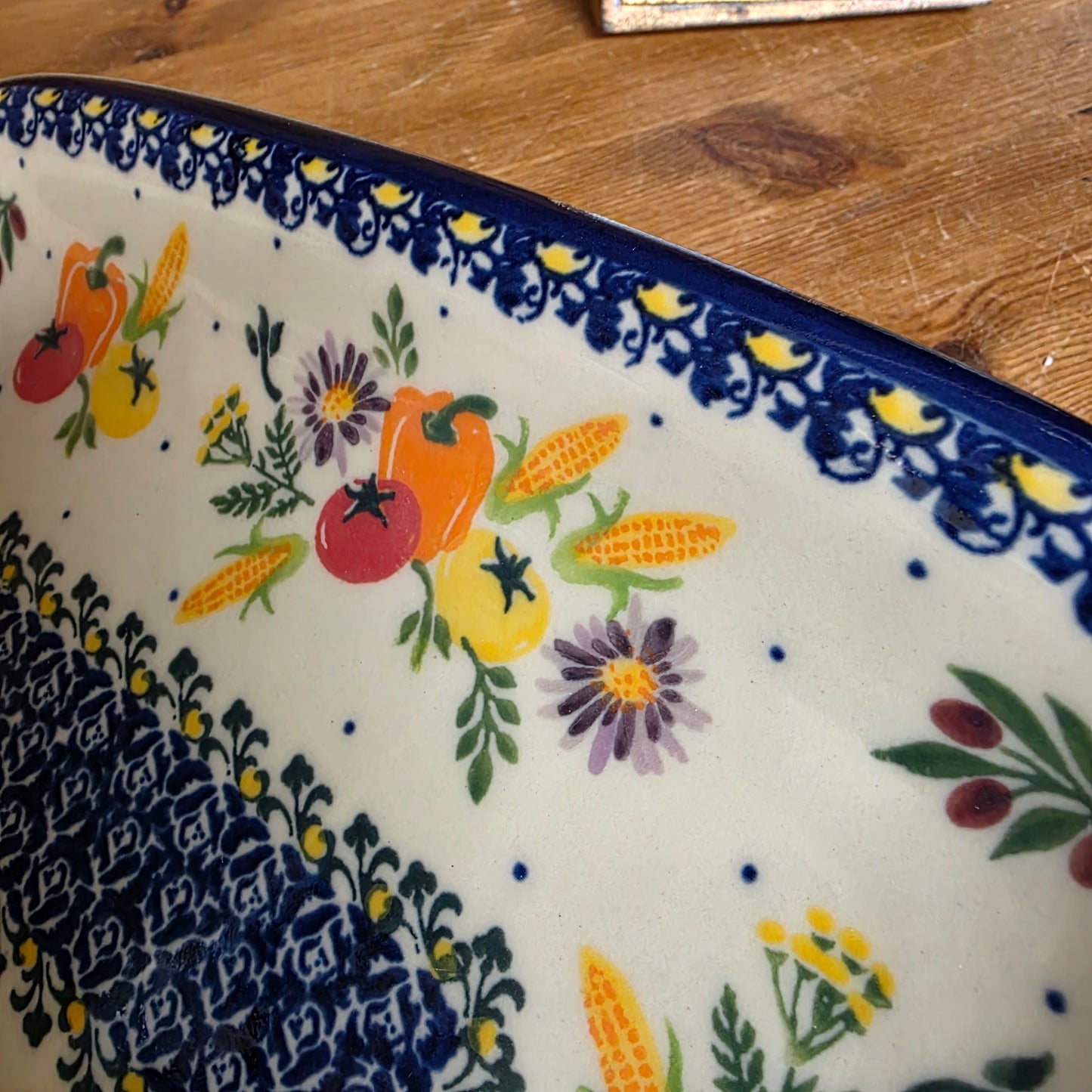 Platter 11"x8" Rectangular Veggies