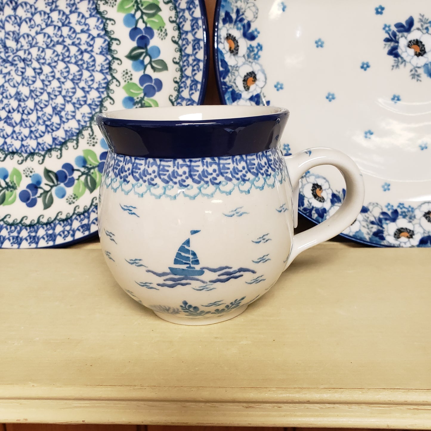 Mug ~ Bubble ~ 11 oz. 070-2993X Sail boat