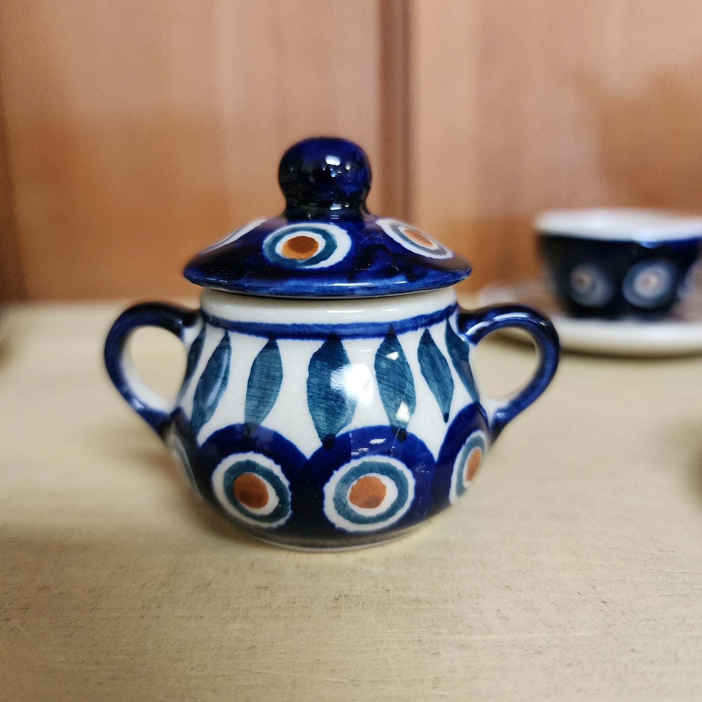 Mini Teaset Peacock