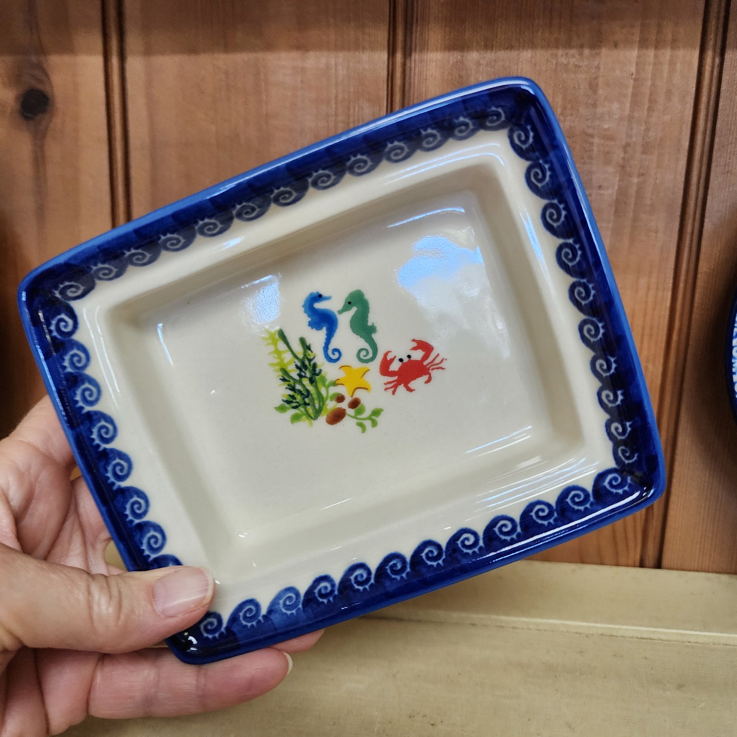 Butter Dish Crab Sealife 884