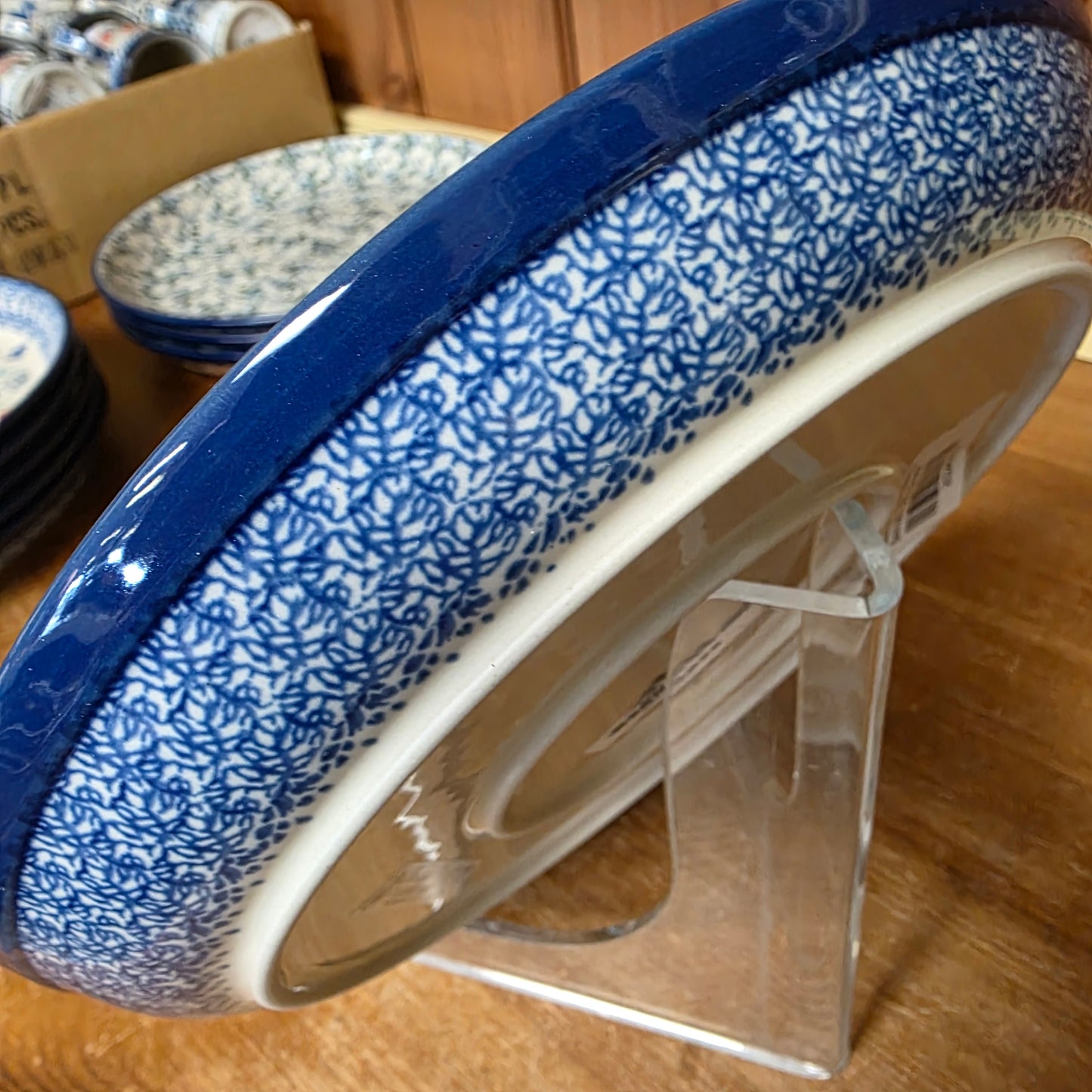 Plate   Rimmed   9" 302-3204X  Bluebonnets pf0526