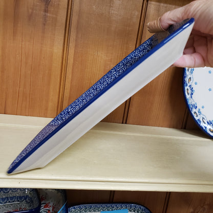 Platter ~ Rectangular ~ 9.5" 111-U4661  Snowman T Liana