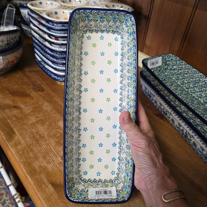 Baker Long Loaf 12" x 4.5" x 3.5"deep  784-2362X  Beach Sparkle pf0526