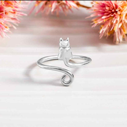 Jewelry ~ Ring Cat / Sterling