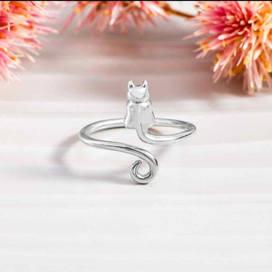 Jewelry ~ Ring Cat / Sterling