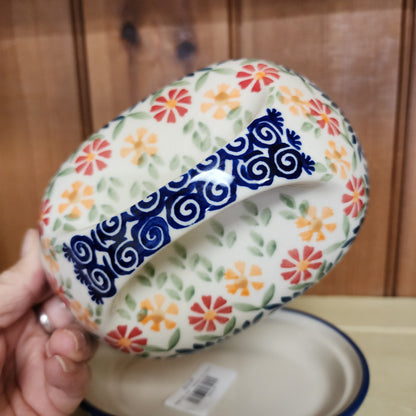 Butter Dish Oval  ~ Marigold JS14