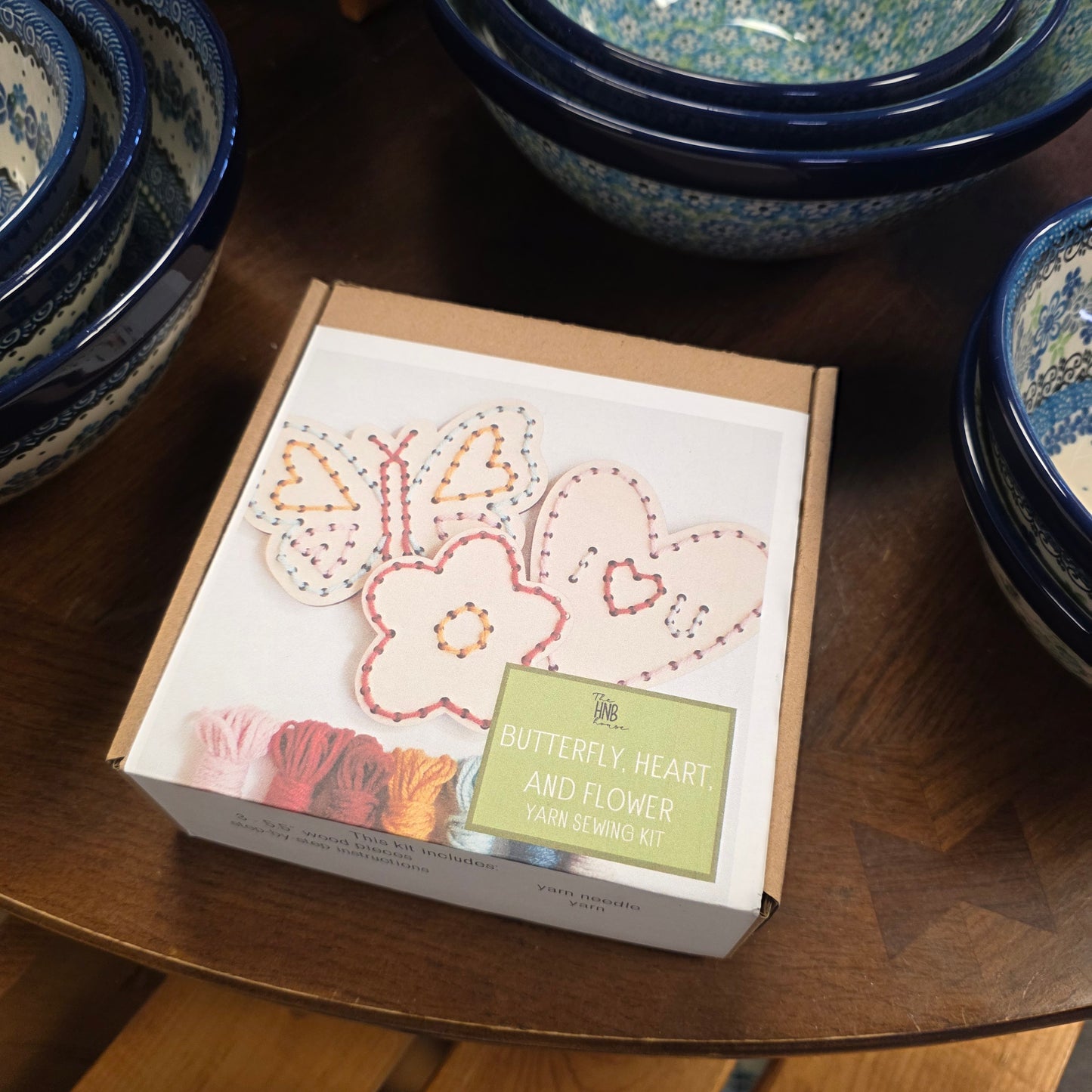 Embroidery Kit ~ Kids heart / Flower / Butterfly