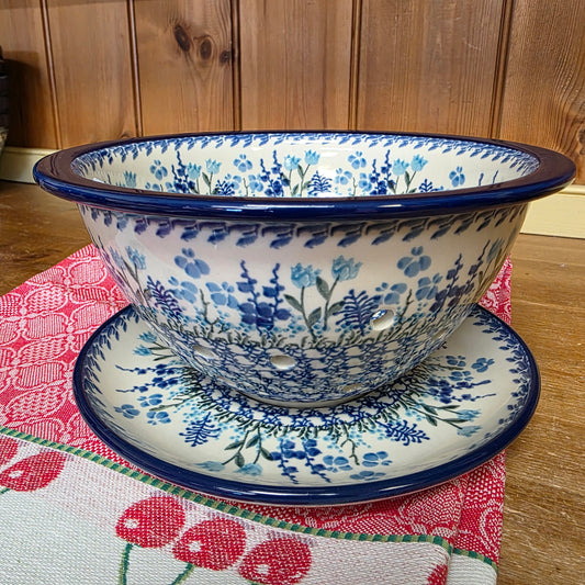 Berry Bowl w/ Saucer   8"W  470-2898X  Little Gems pf0526