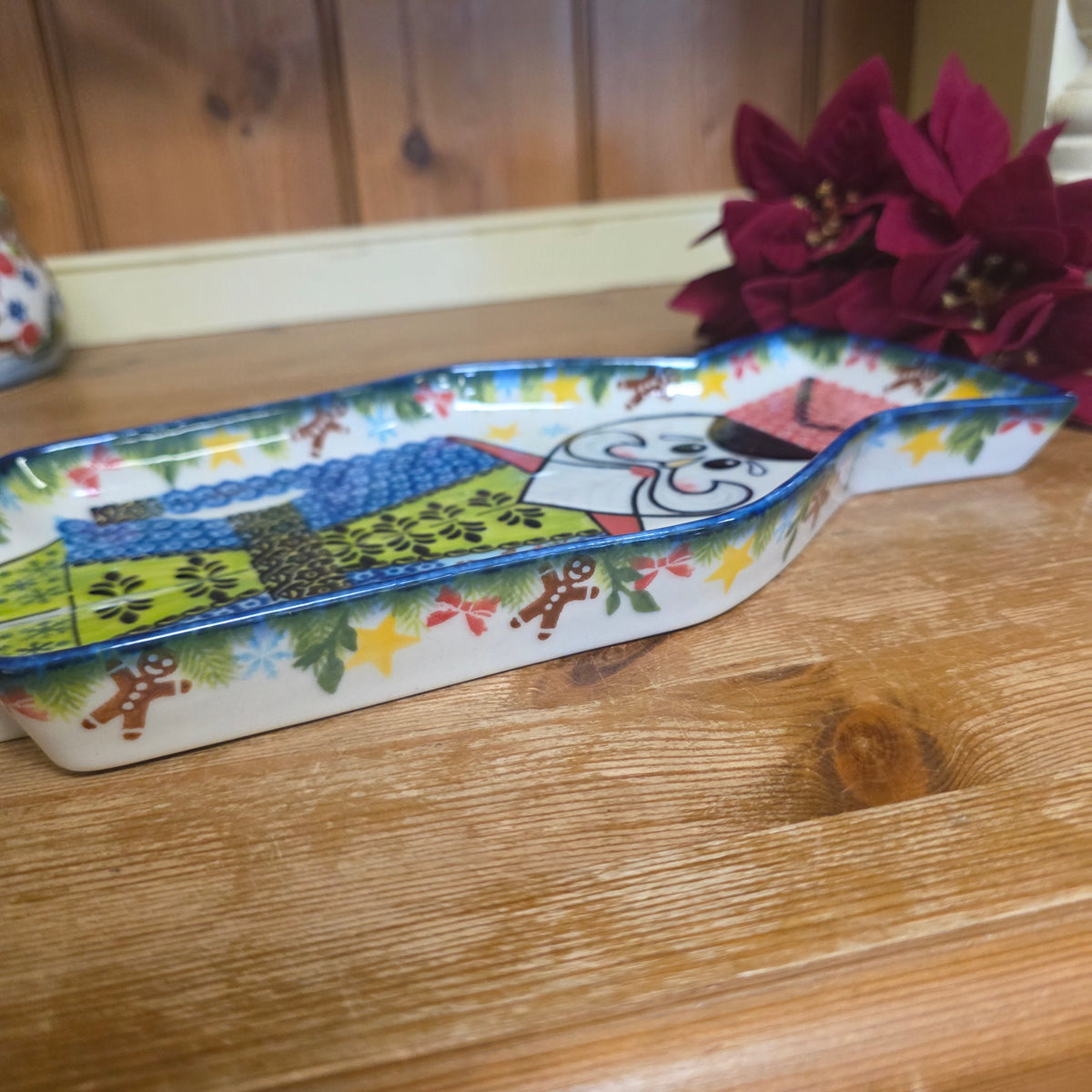 Nutcracker Tray Blue Coat 14"x6"