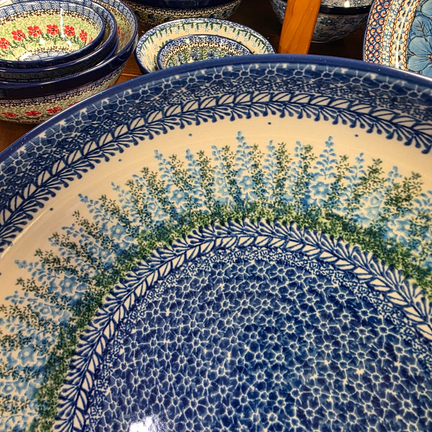 C36 ~ Bowl ~ Serving ~ Large ~ 10.5"    C36-3279X  Virginia Bluebells pf0526