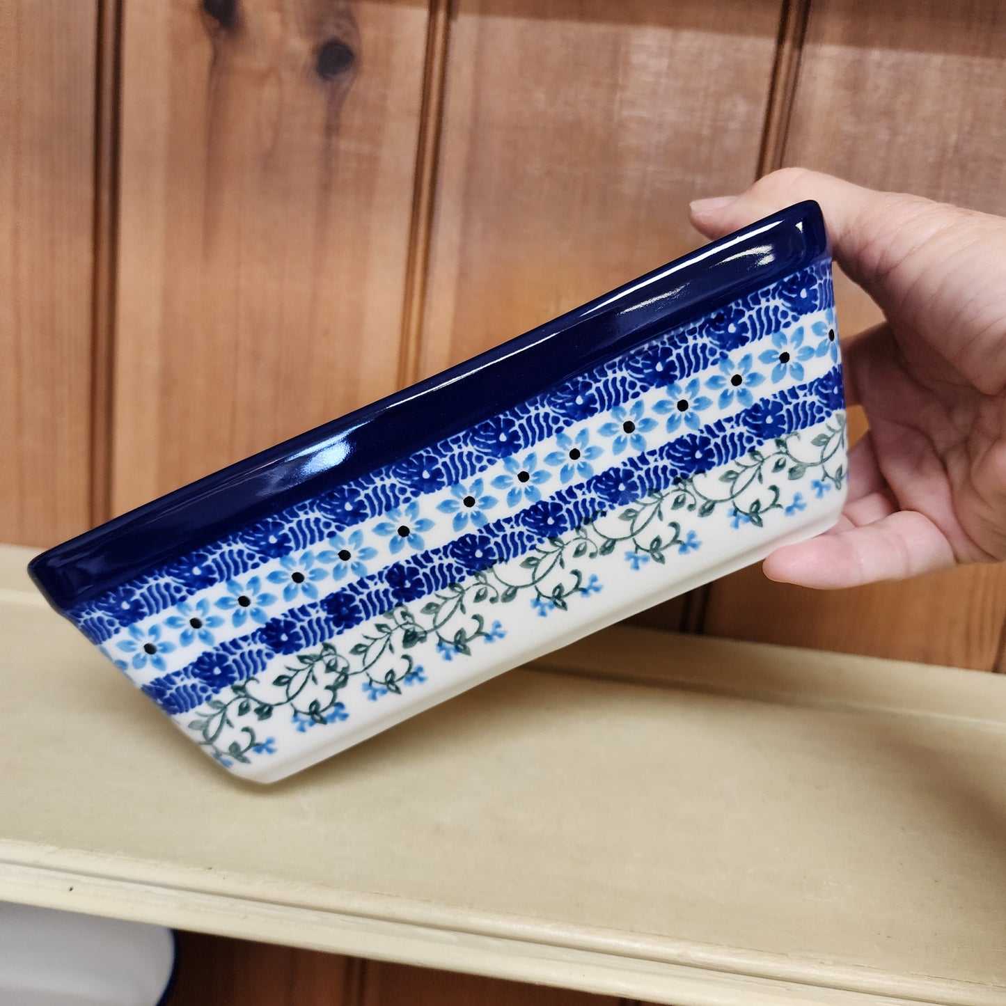 Baker ~ Loaf Pan ~ 7.75"w X 8"L 1932X ~ Song Bird