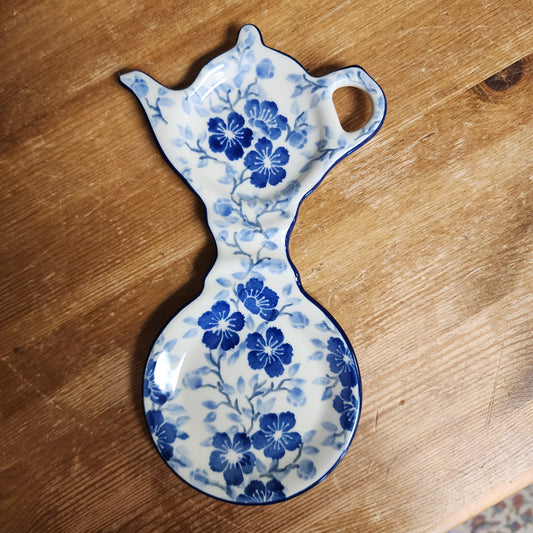 Tea Bag & Cup Holder   764-3428X  Timeless Blue pf0526