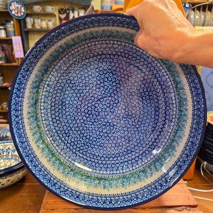 Bowl   Serving   12.5" W 116-3279X  Virginia Bluebells pf0526