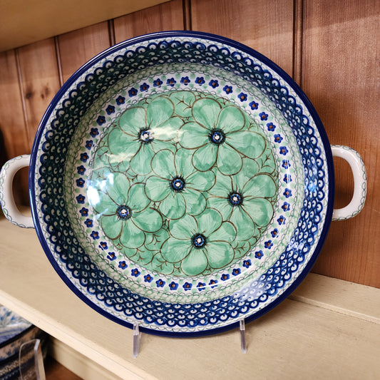 Round Baker w/handles - 9"     U408A ~ U4