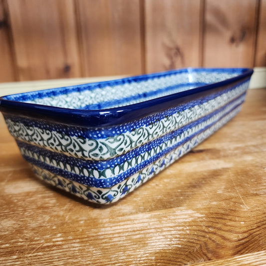 Baker ~ Long Loaf Pan 784-0585X Tulip Trellis(12" x 4.5" x 3.5"deep)