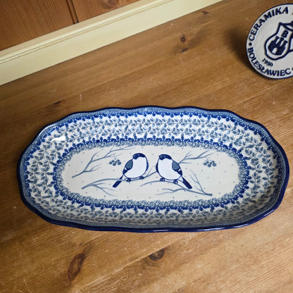Tray   Scalloped Oval   6.25" x 12.5" A42-U4830  U3 pf0526